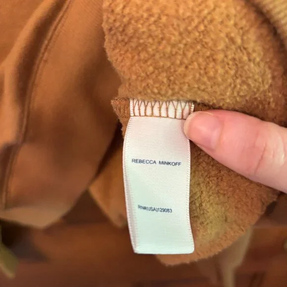 Rebecca Minkoff Janine Sweatshirt Caramel Ruffle - Picture 5 of 10